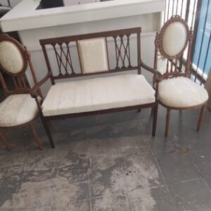 Antique Furniture re-upholstery By Rainbow Dan