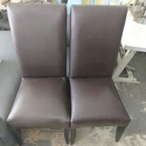 Leather Dining Seats Upholstery By Rainbow Dan